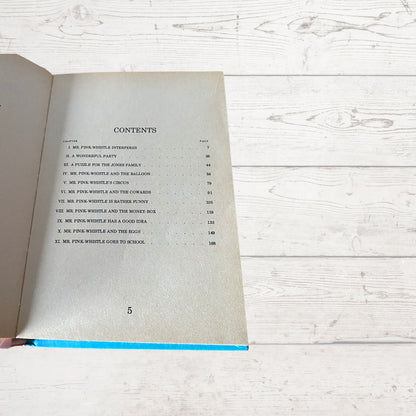 Mr Pink Whistle Interferes. 1970s Dean & son Hardback Book by Enid Blyton