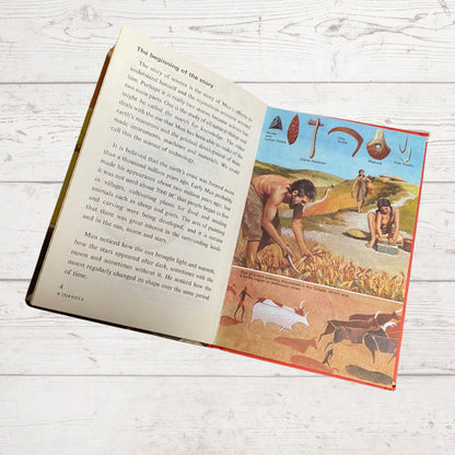 Vintage 1970s ladybird book, The Story of Science. Book 1, Series 601