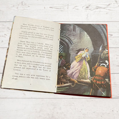 Vintage 1970s ladybird book, The Story of the First Queen Elizabeth , Series 561