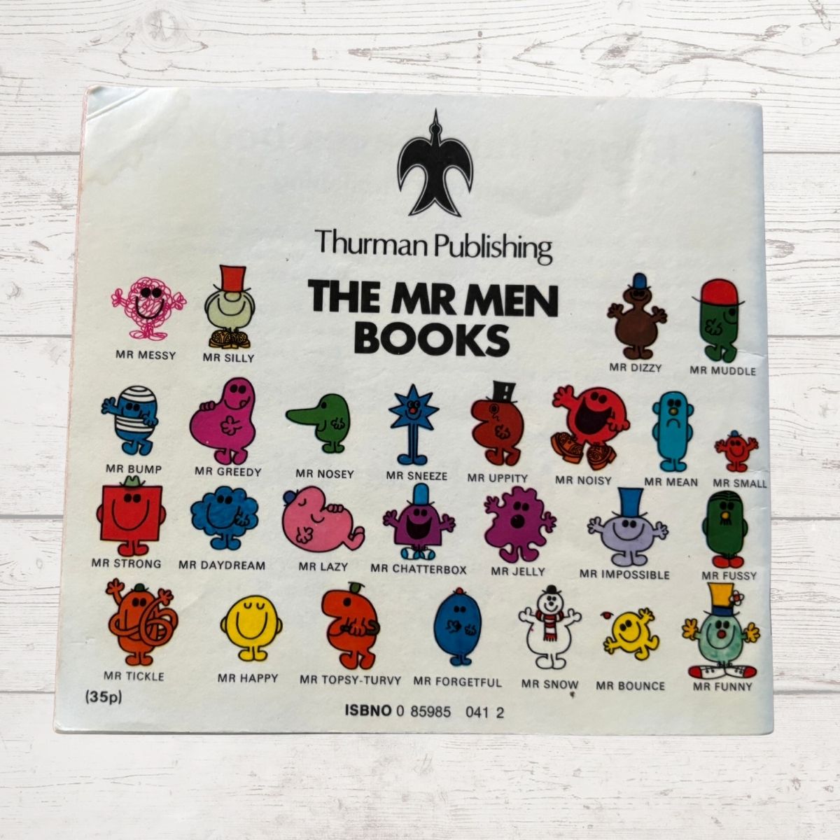 Original 1970s Mr Men Book, Mr Jelly by Roger Hargreaves. 1976. Great gift idea