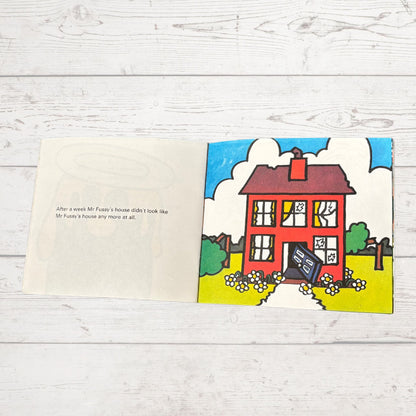 Mr. Fussy by Roger Hargreaves. Original 1970s The Mr Men series. 1976 edition. Great gift idea