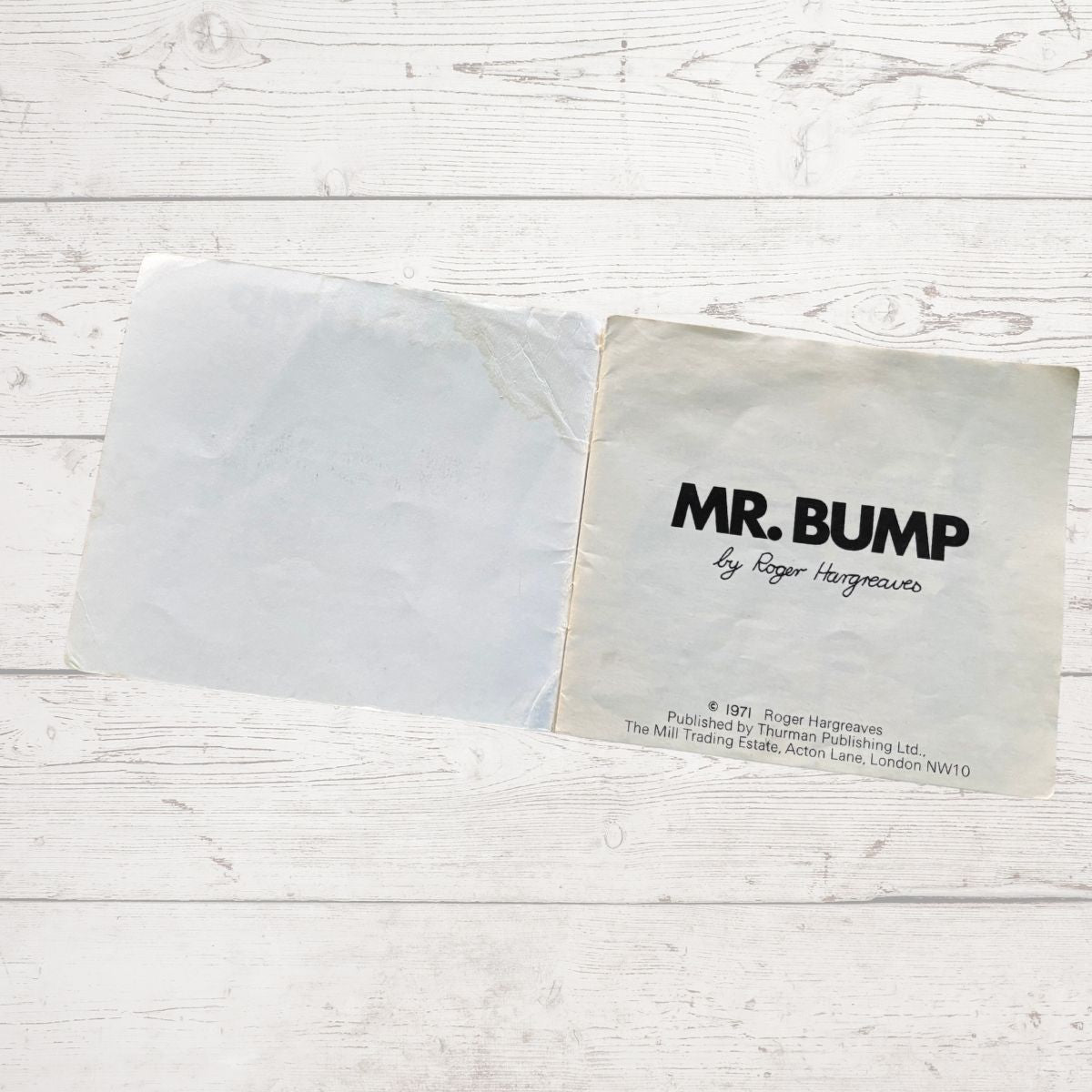 Mr Bump by Roger Hargreaves 