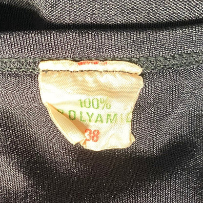 Vintage Black V Neck Long Sleeved Top. Approx UK size 10 -14