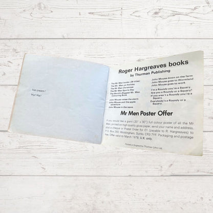 Mr. Strong by Roger Hargreaves. Original 1970s The Mr Men series. 1976 edition