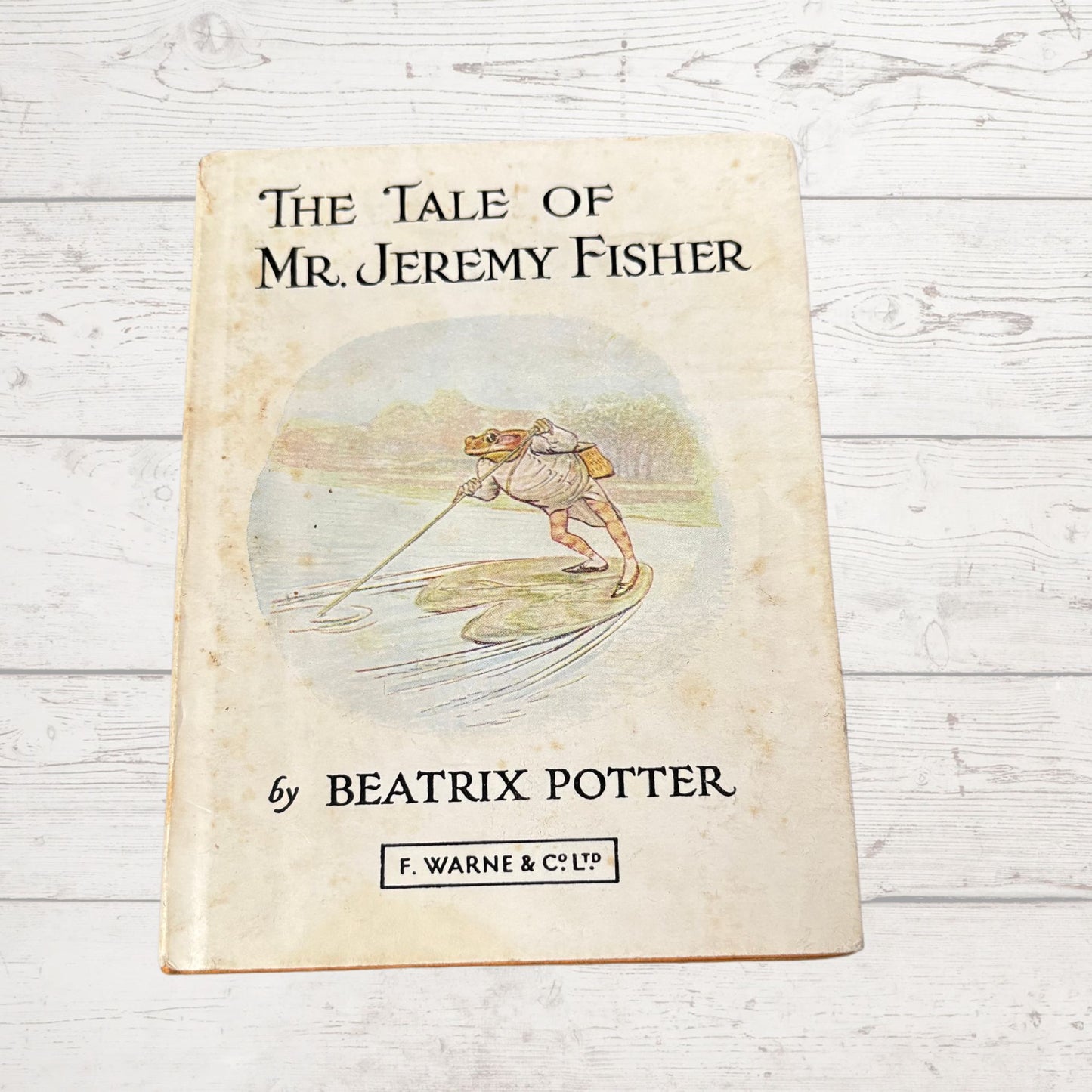 The Tale of Mr. Jeremy Fisher. Vintage Beatrix Potter book. 1971 edition