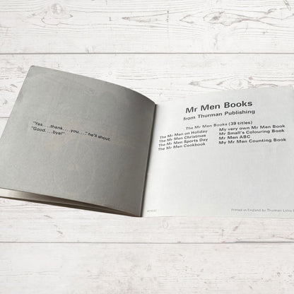 Mr. Slow by Roger Hargreaves. Original 1970s The Mr Men series. 1978 edition. Great gift idea