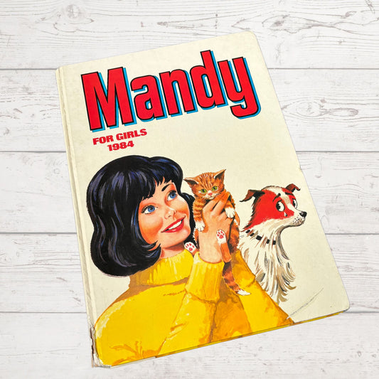 Vintage Mandy Annual 1984, full of fiction, features  and fun. Great gift idea