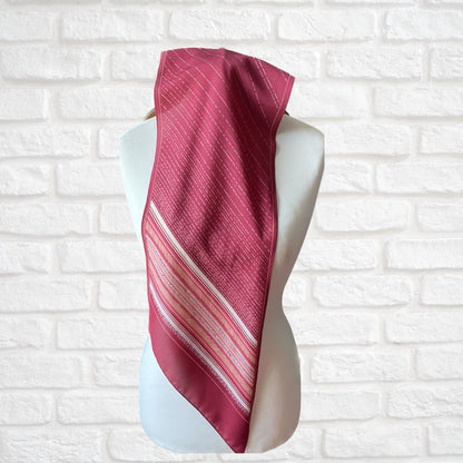 Long Purple and Pink Vintage Jacqmar scarf. Great gift idea