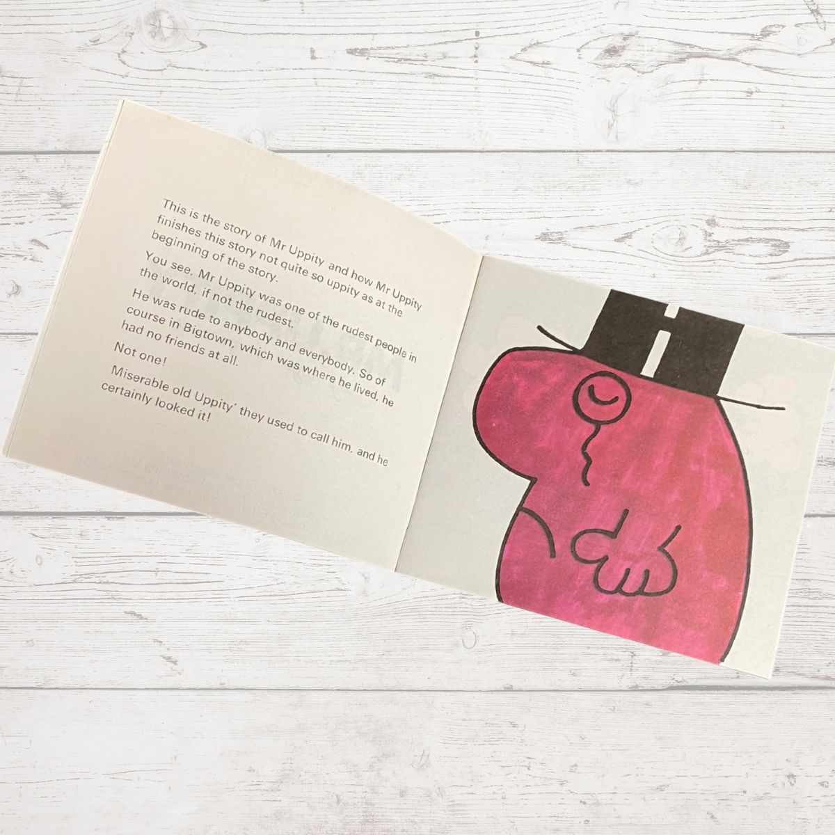 Mr. Uppity by Roger Hargreaves. Original 1970s The Mr Men series. 1972   edition.Great gift idea