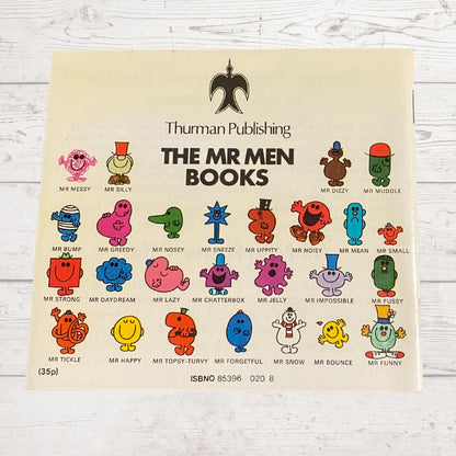 Mr. Uppity by Roger Hargreaves. Original 1970s The Mr Men series. 1972   edition.Great gift idea