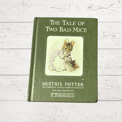 The Tale of Two Bad Mice. Vintage Beatrix Potter book. 1987 edition