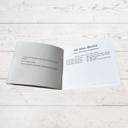 Mr. Worry by Roger Hargreaves. Original 1970s The Mr Men series. 1978 edition. Great gift idea