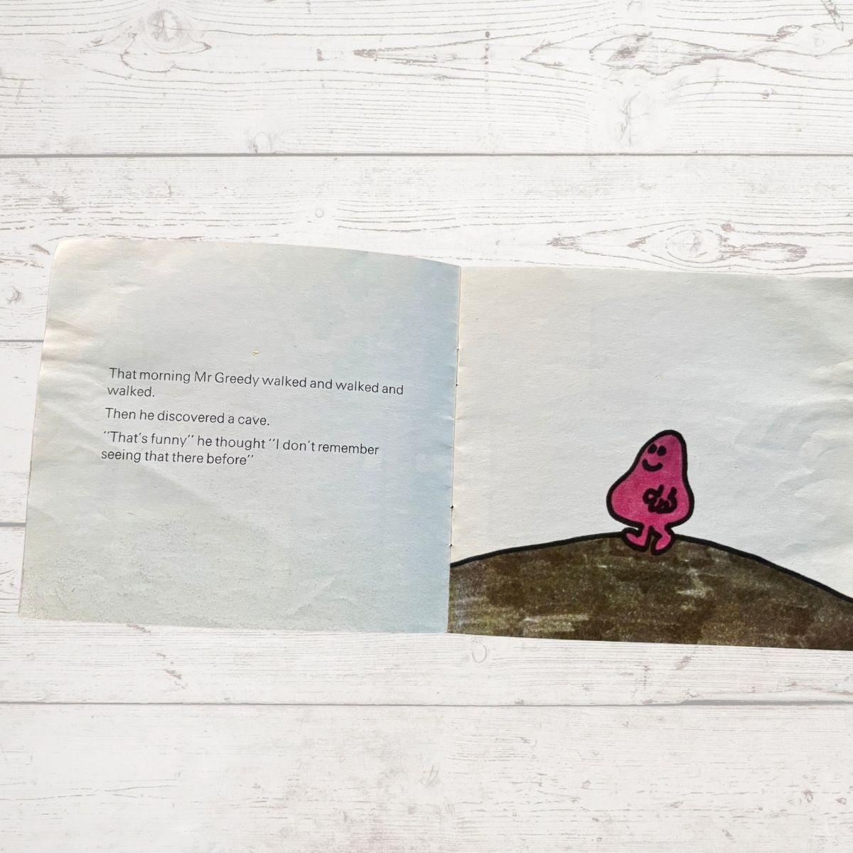 Mr Greedy walking on a hill 