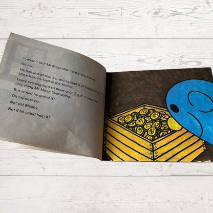 Mr. Mean by  Roger Hargreaves. Original 1970s The Mr Men series. 1976 edition. Great gift idea