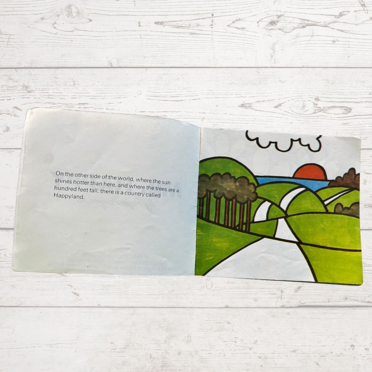 Picture of a cartoon landscape 