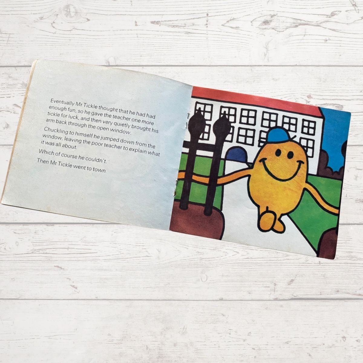 Mt Tickle outside a school 