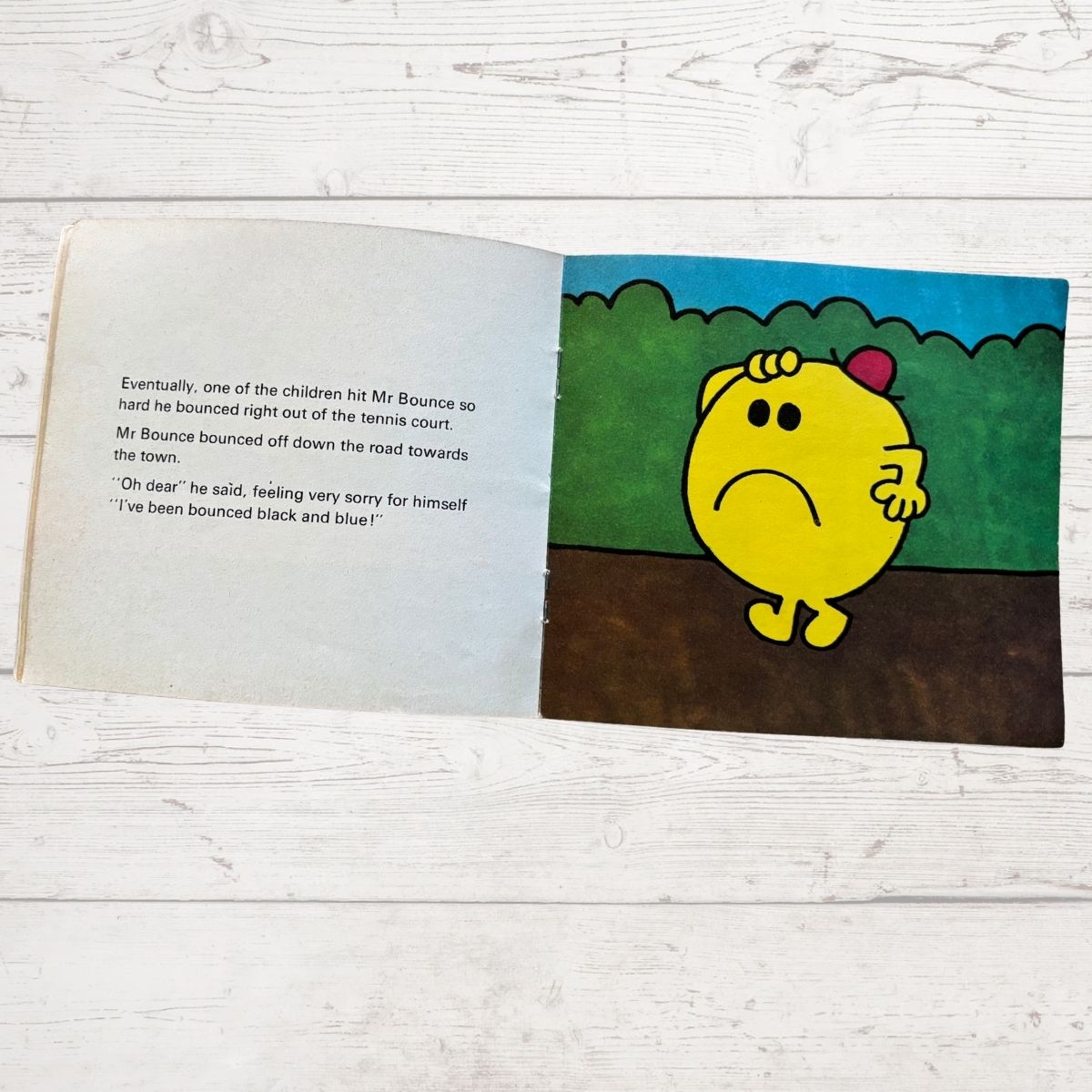 Mr Bounce looking sad 