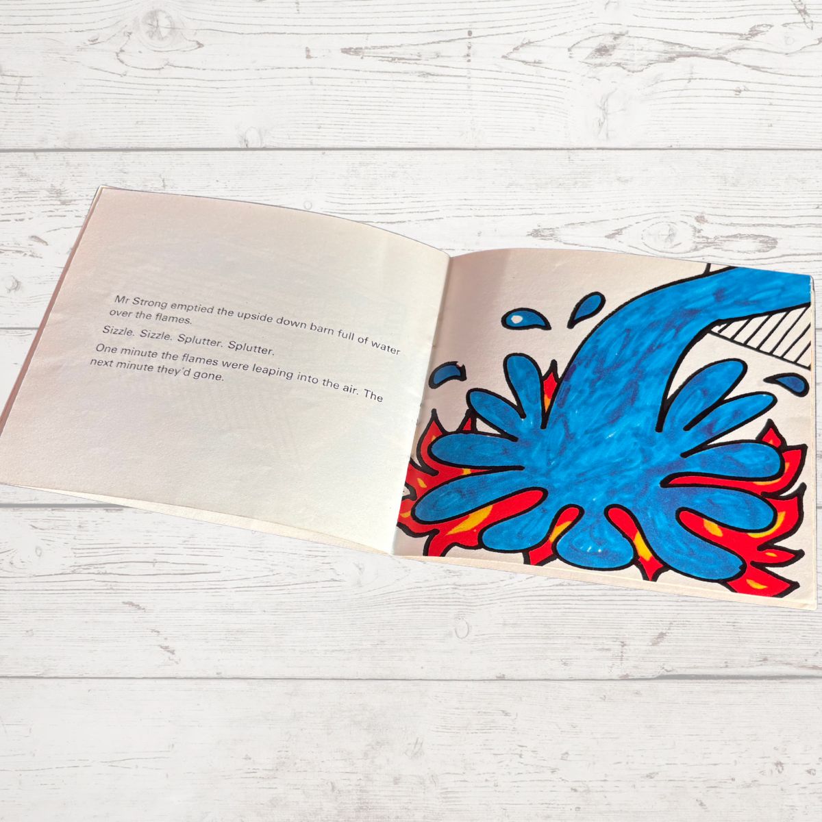 Mr. Strong by Roger Hargreaves. Original 1970s The Mr Men series. 1976 edition