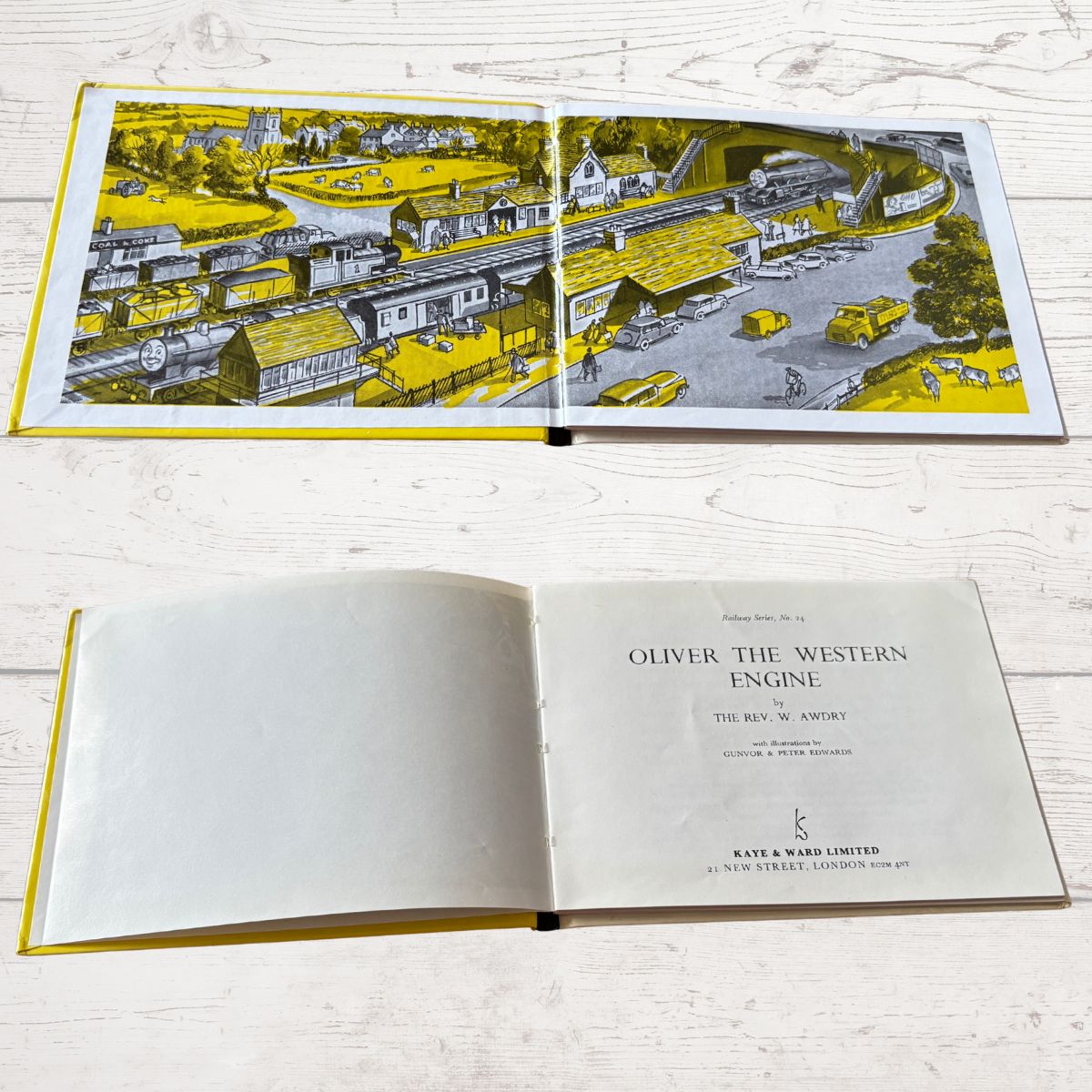 Oliver The Western Engine  – 1980s Vintage Hardback by Rev. W. Awdry (Thomas the Tank Engine Railway Series)