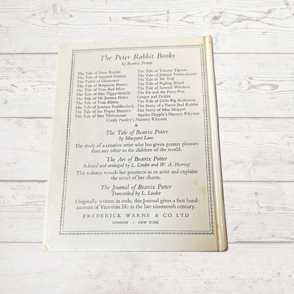 The Tale of Johnny Town Mouse. Vintage Beatrix Potter book. 1970 edition