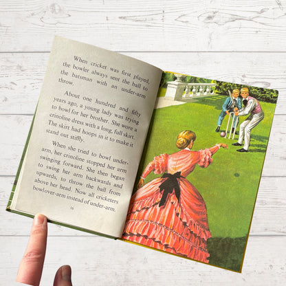 The Story of Cricket. 1960s Vintage Ladybird Book.Series 606C. Great Gift Idea