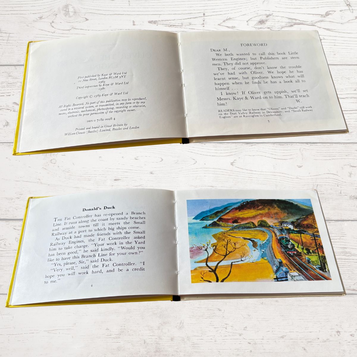 Oliver The Western Engine  – 1980s Vintage Hardback by Rev. W. Awdry (Thomas the Tank Engine Railway Series)