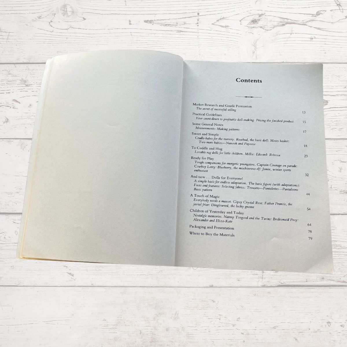 Dolls for Sale by Valerie Janitch. A Vintage Doll Making Book