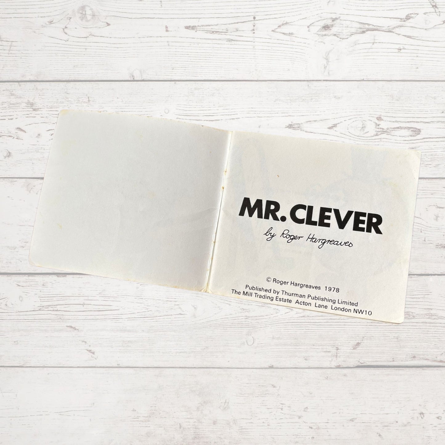 Mr. Clever by Roger Hargreaves. Original 1970s The Mr Men series. 1978  edition.Great gift idea