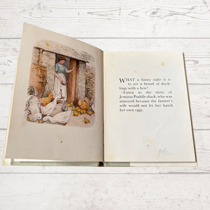 The Tale of Jemima Puddle-Duck. Vintage Beatrix Potter book. 1970 edition