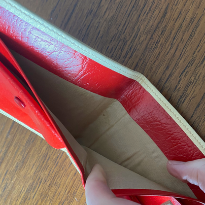 Wallet with two large full length pockets 