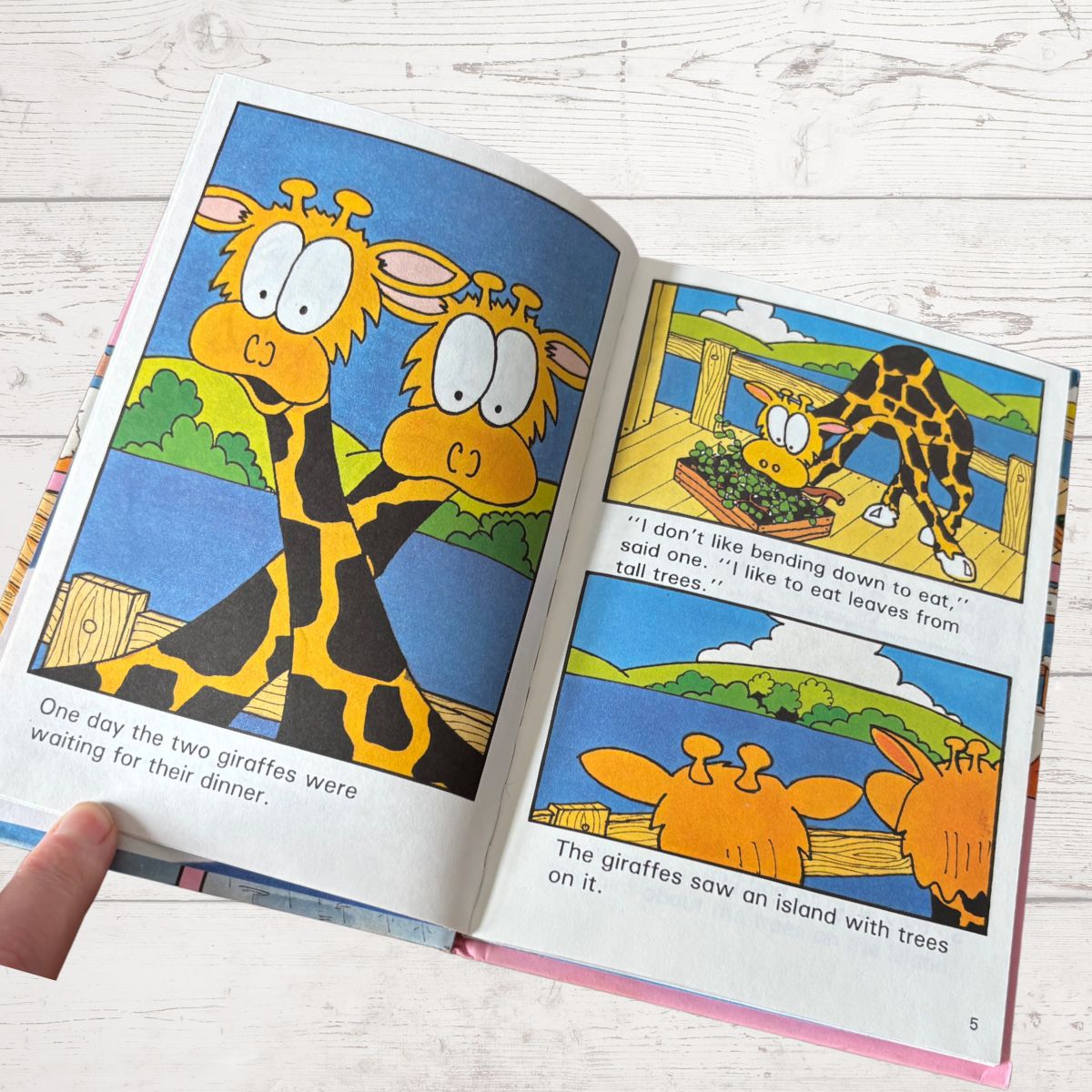 Mr. Noah’s Animals. The Giraffes and The Polar Bears. 1980s Vintage Ladybird Book. Series 815