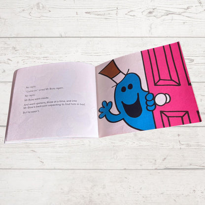 Mr. Busy by Roger Hargreaves. Original 1970s The Mr Men series. 1978 edition