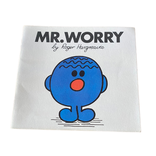 Vintage Mr Worry  book - Original 1978 Edition by Roger Hargreaves Front cover 