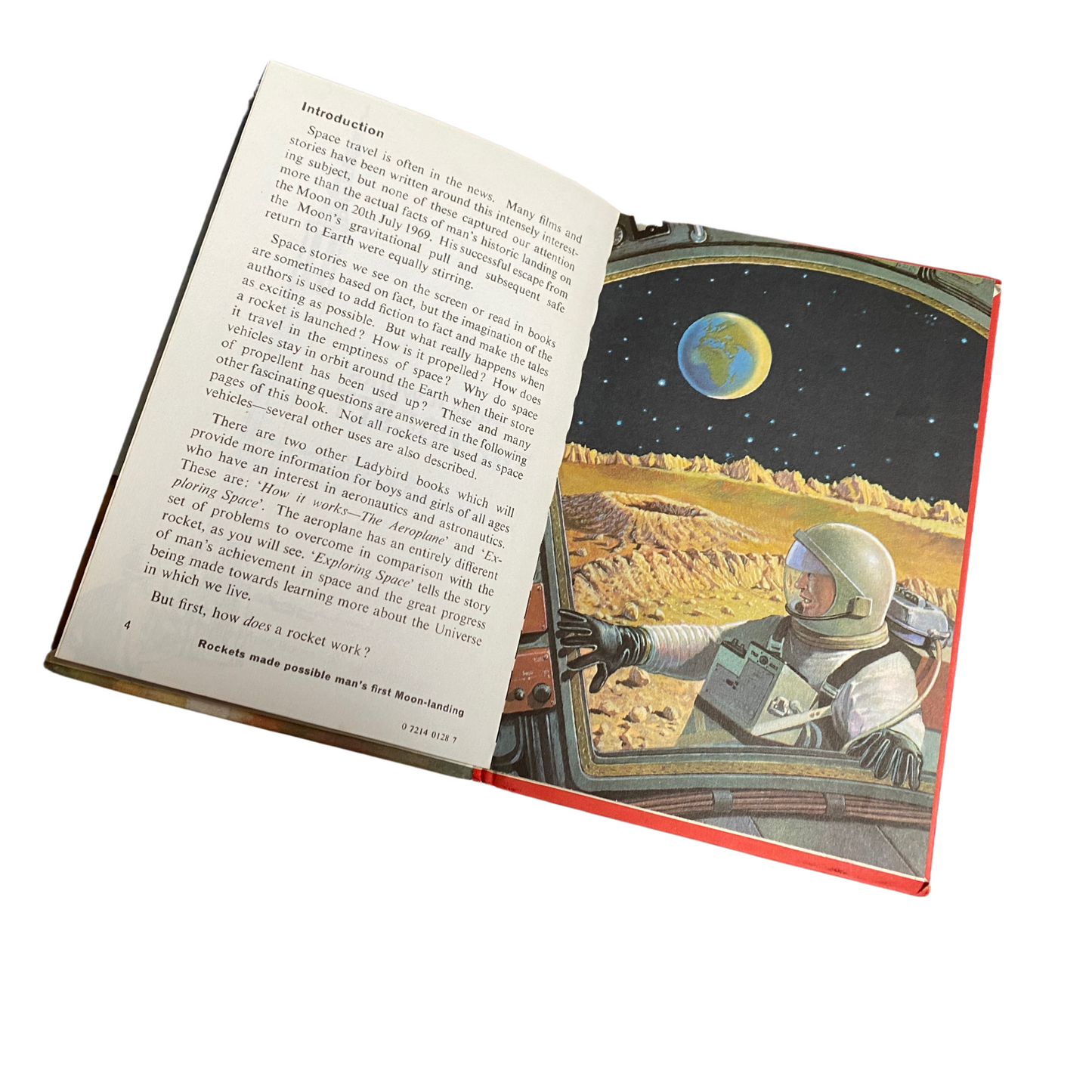 Vintage 1970s ladybird book, How it Works, The Rocket. Series 654