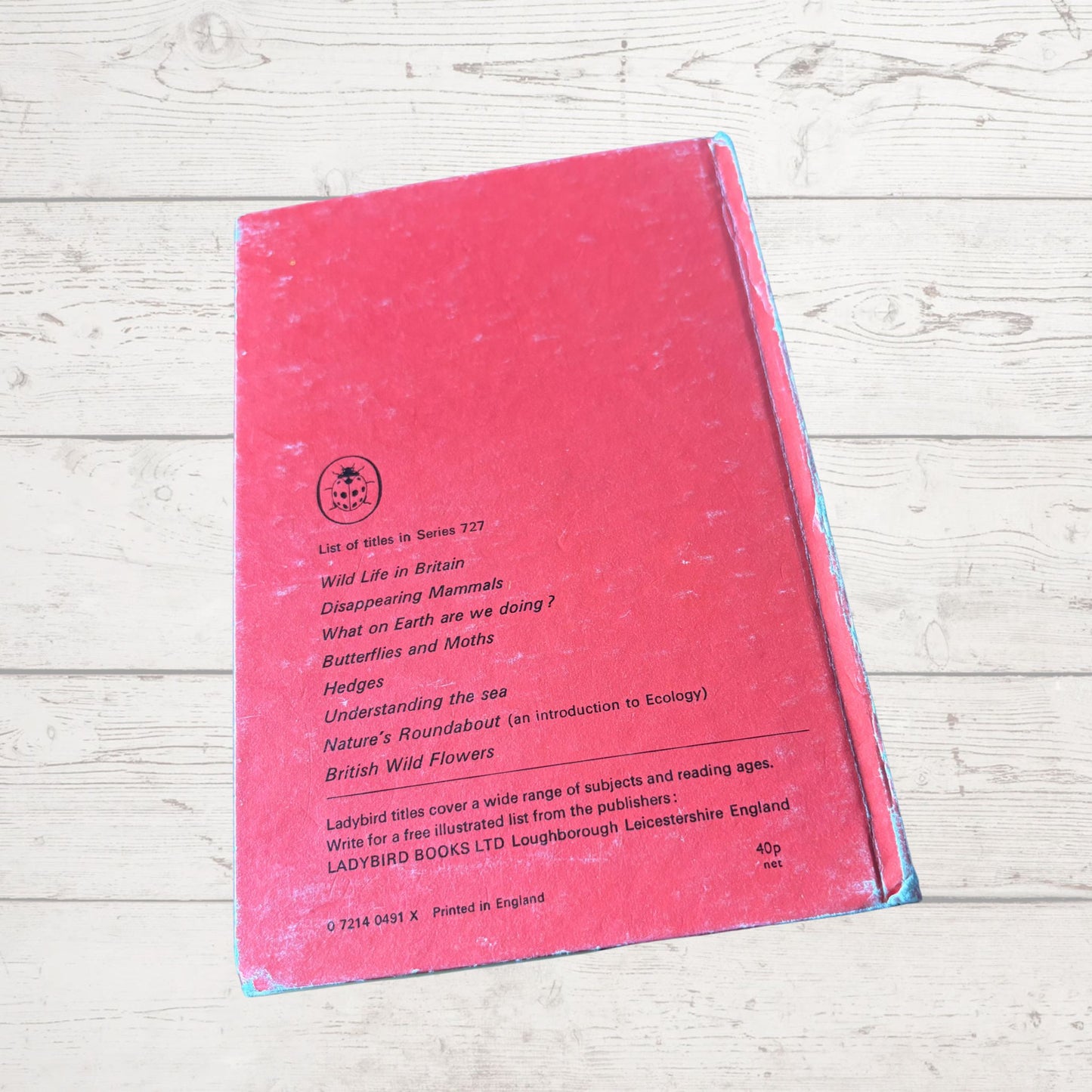 British Wild Flowers. 1970s Vintage Ladybird Book. Series 727. Great Gift Idea