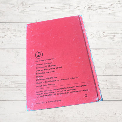 British Wild Flowers. 1970s Vintage Ladybird Book. Series 727. Great Gift Idea