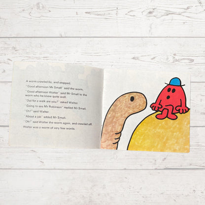 Mr. Small by Roger Hargreaves. Original 1970s The Mr Men series. 1972 edition. Great gift idea
