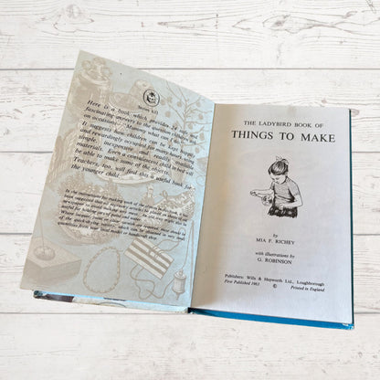 The Ladybird Book of Things to Make. Vintage 1970s Ladybird Book. Series 633. Great Gift Idea