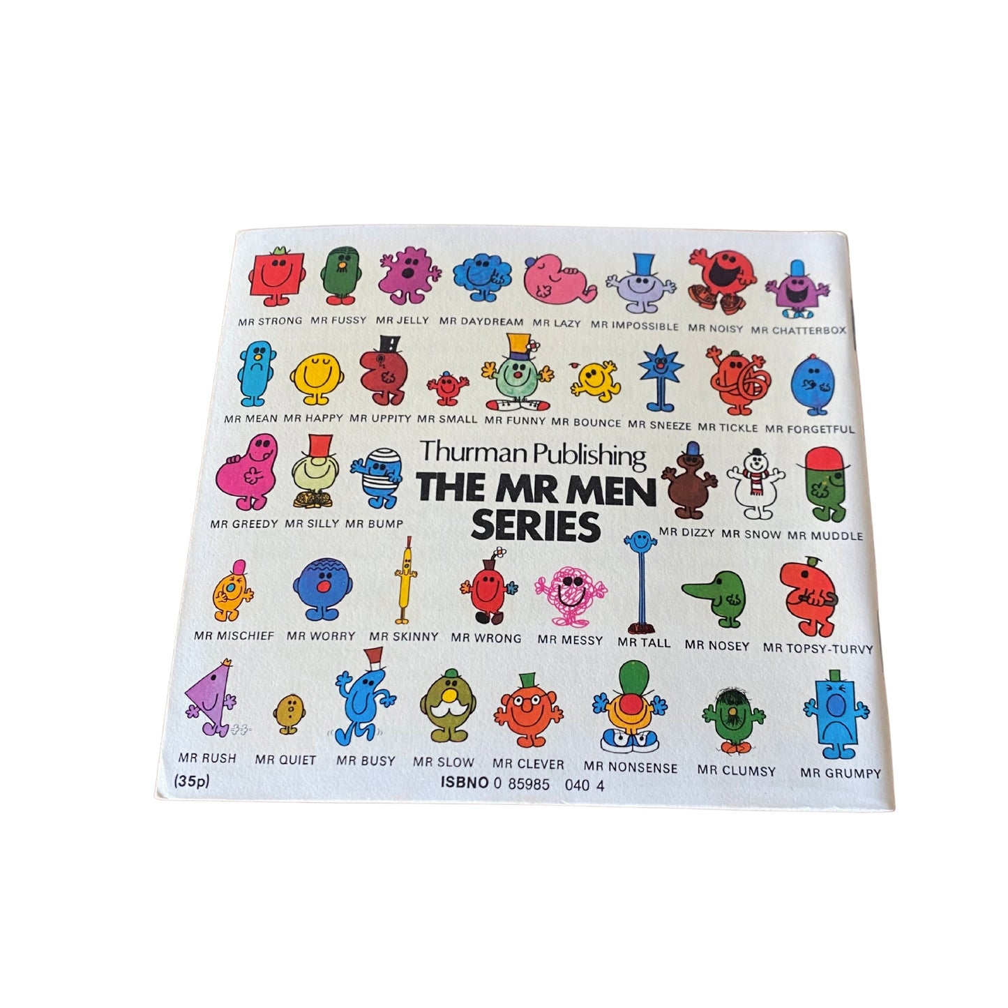 Classic Mr. Men Book -  Mr Forgetful  - 1970s Edition