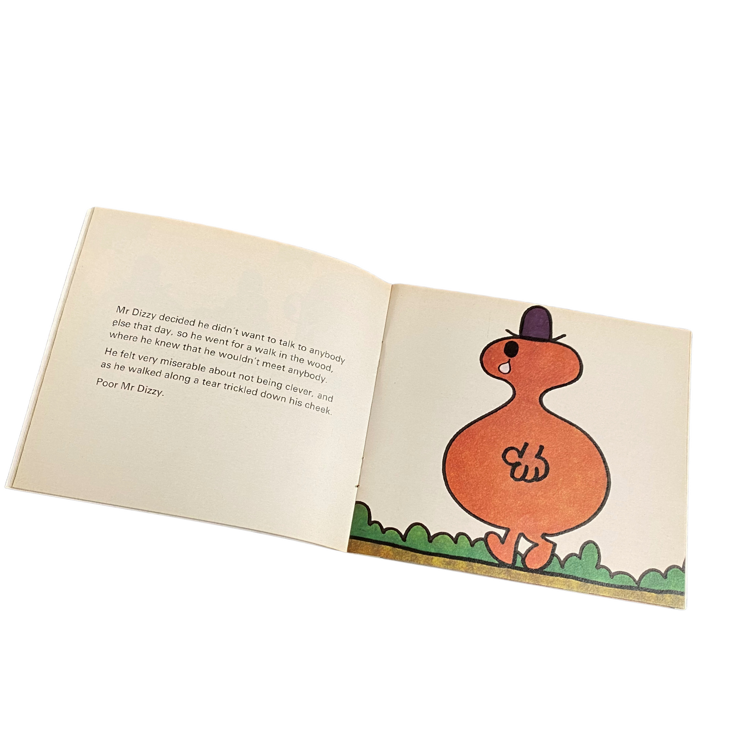 Retro Mr. Men Book -   Mr Dizzy      - 1976  Edition  by Roger Hargreaves