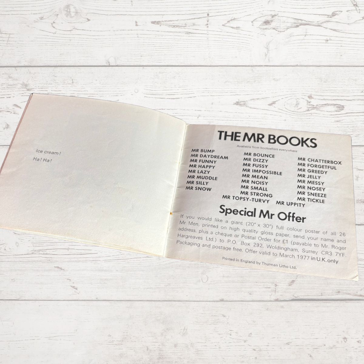 Mr. Strong by Roger Hargreaves. Original 1970s The Mr Men series. 1976 edition