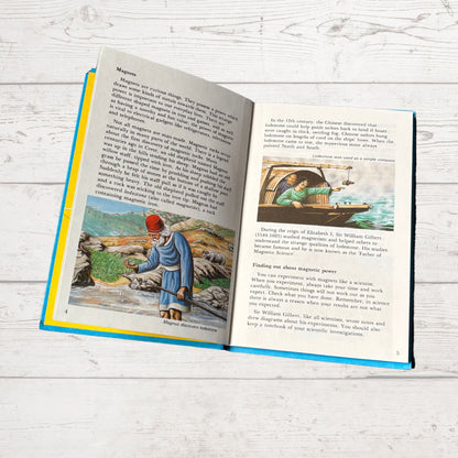 Vintage 1980s ladybird book, Junior Science Book: Magnets and Electricity. Series 621