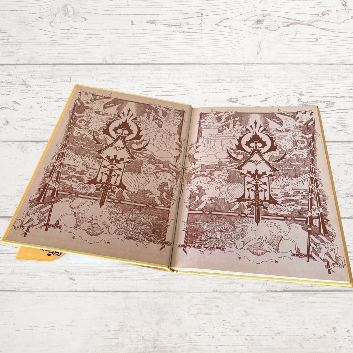 Tales of King Arthur hardback vintage book With dust jacket / inside cover on a white background 