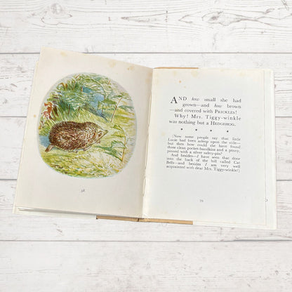 The Tale of Mrs. Tiggy-Winkle. Vintage Beatrix Potter book. 1971 edition