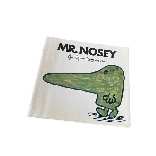Vintage Mr Nosey   book - Original 1971 Edition by Roger Hargreaves