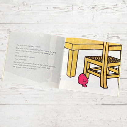 Mr.Greedy by Roger Hargreaves. Original 1970s The Mr Men series. 1971 edition. Great gift idea