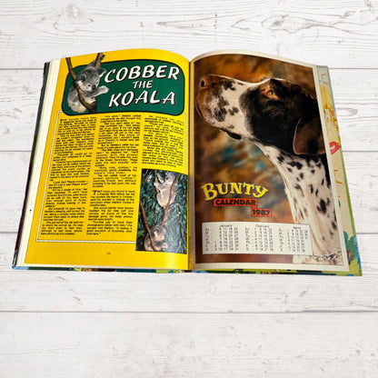 Vintage Bunty For Girls Annual 1987,  full of fiction, activities, cute animals and fun. Great gift idea