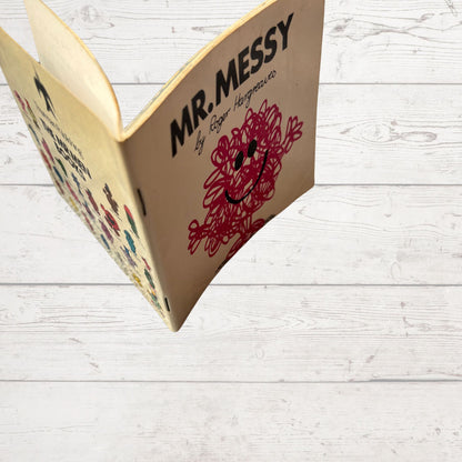 Mr. Messy by Roger Hargreaves. Original 1970s The Mr Men series. 1972 edition. Great gift idea