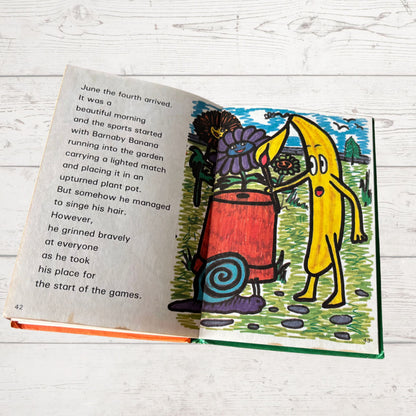 Lucy Leek and Bertie Brussels Sprout. 70s Vintage Ladybird Book. The Garden Gang. Great Gift Idea