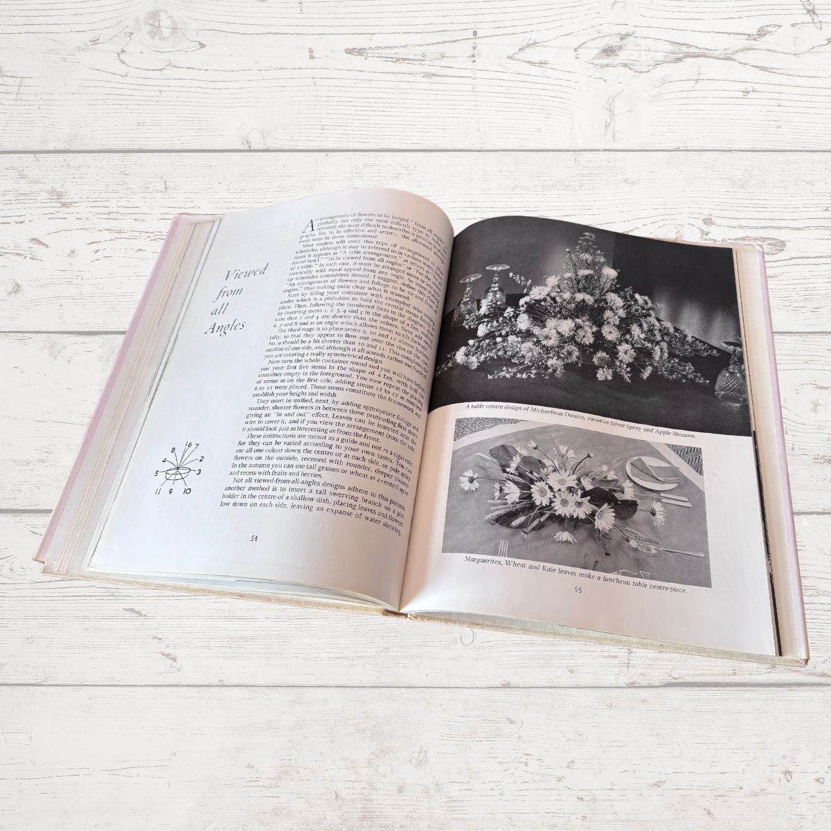 Floral Roundabout by Julia Clements. 1960s Flower Arranging Hardback Book